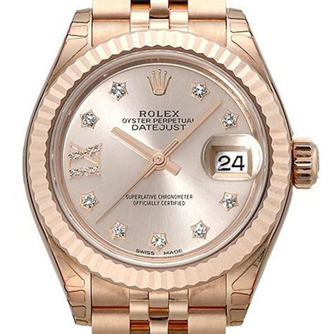 rolex damenuhren rosegold|ladies Rolex date models.